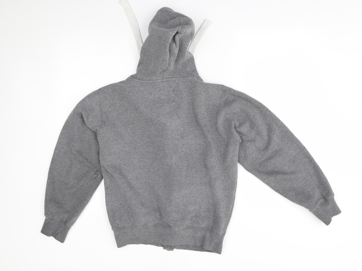 Cedar Wood State Mens Grey   Full Zip Hoodie Size S
