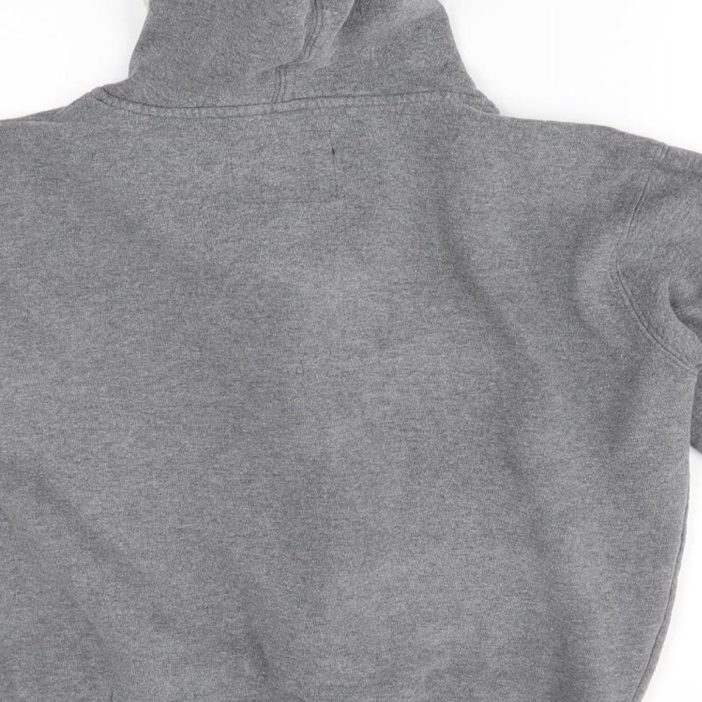 Cedar Wood State Mens Grey   Full Zip Hoodie Size S