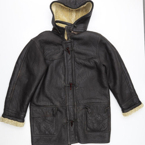 Preworn Mens Brown   Parka Coat Size L