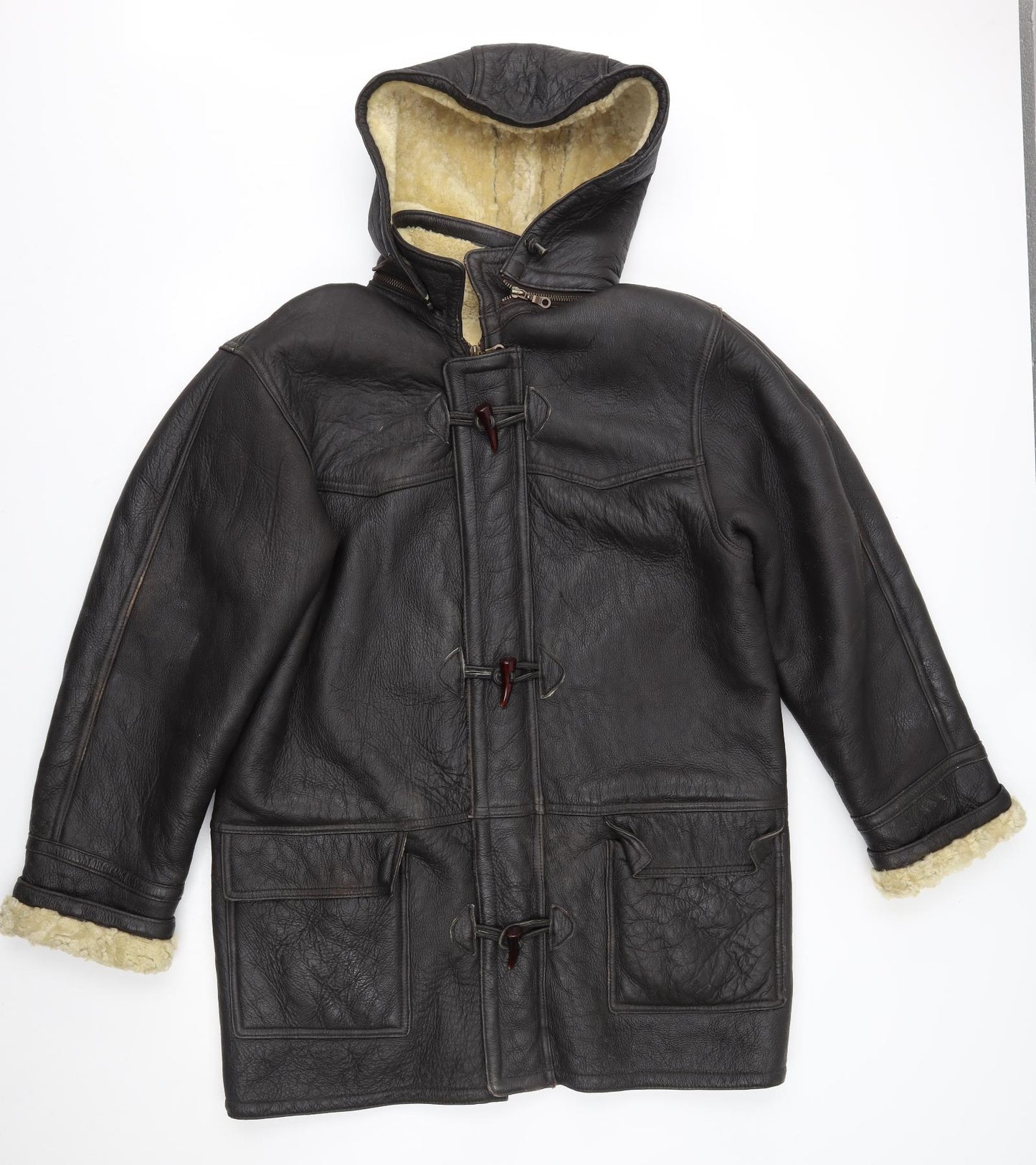 Preworn Mens Brown   Parka Coat Size L
