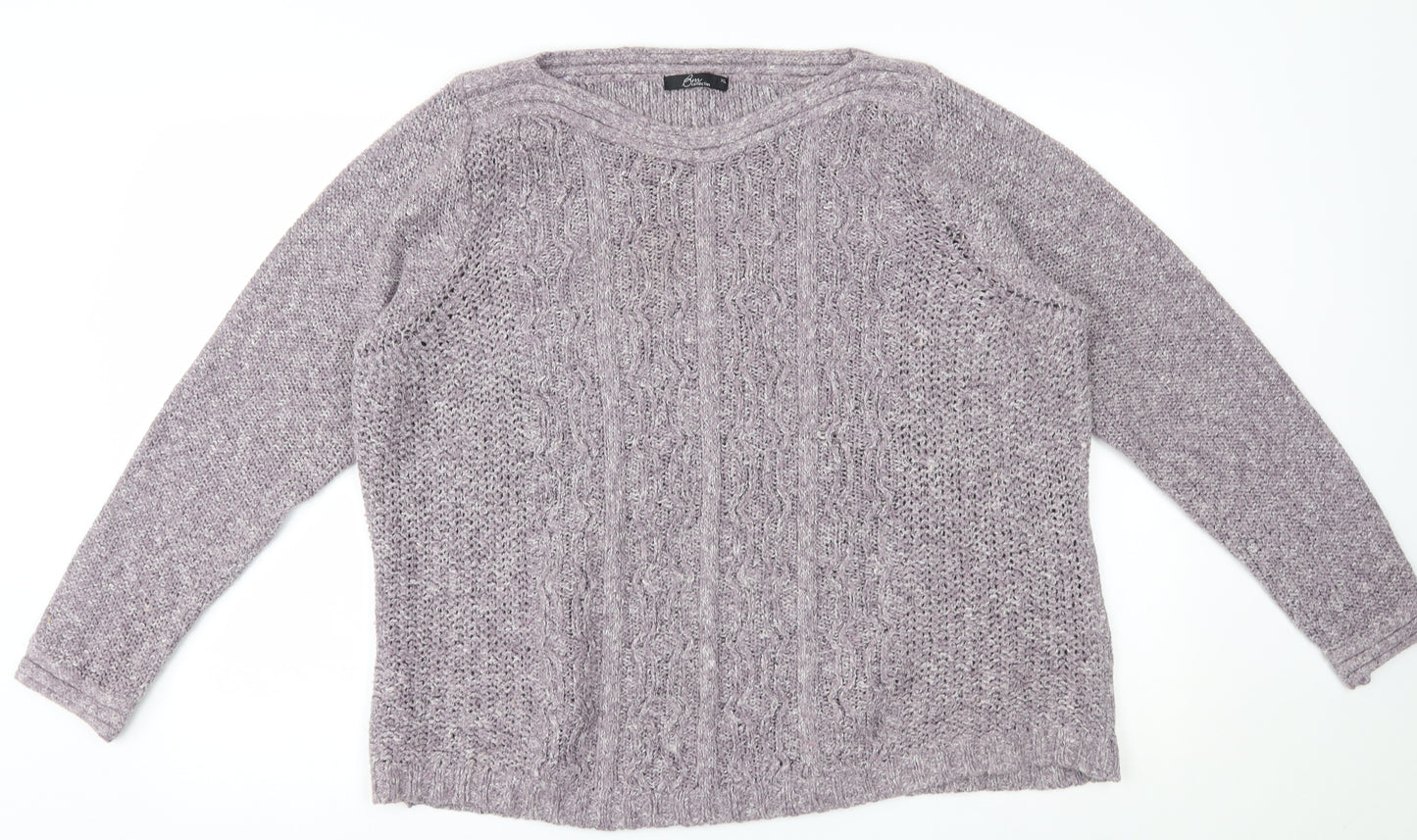 BM Womens Purple   Pullover Jumper Size XL