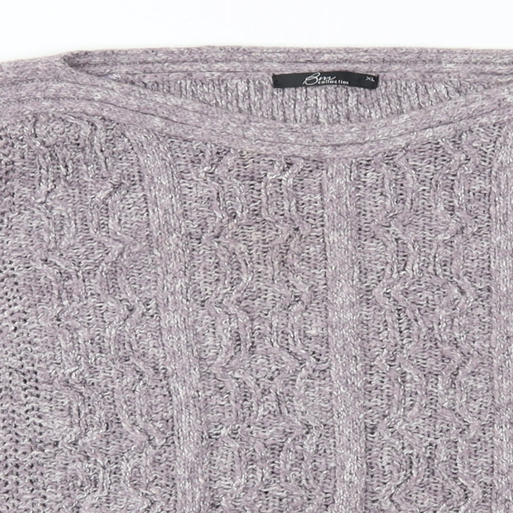 BM Womens Purple   Pullover Jumper Size XL