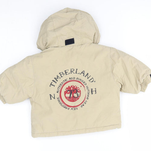 Timberland Baby Beige   Parka Coat Size 3-6 Months