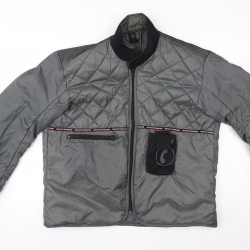 Frank Thomas Mens Grey   Biker Coat Size XL  - Removable Lining for Frank Thomas Motorcycle coat