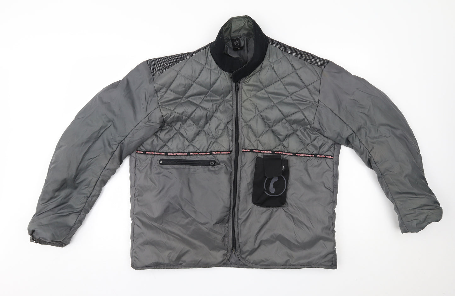 Frank Thomas Mens Grey   Biker Coat Size XL  - Removable Lining for Frank Thomas Motorcycle coat