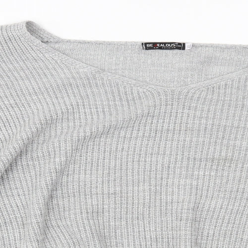 BeJealous Womens Grey   Pullover Jumper Size XL