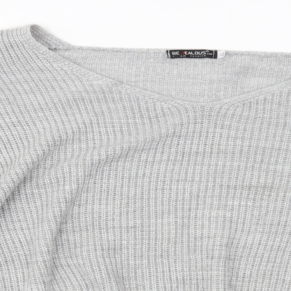 BeJealous Womens Grey   Pullover Jumper Size XL