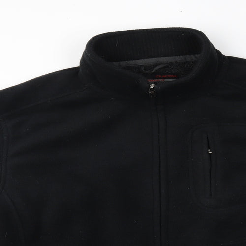 Primark Mens Black   Full Zip Sweatshirt Size XL