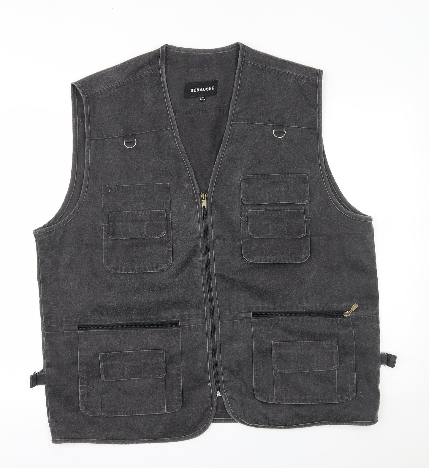 dunauone Mens Grey   Gilet Jacket Size 3XL
