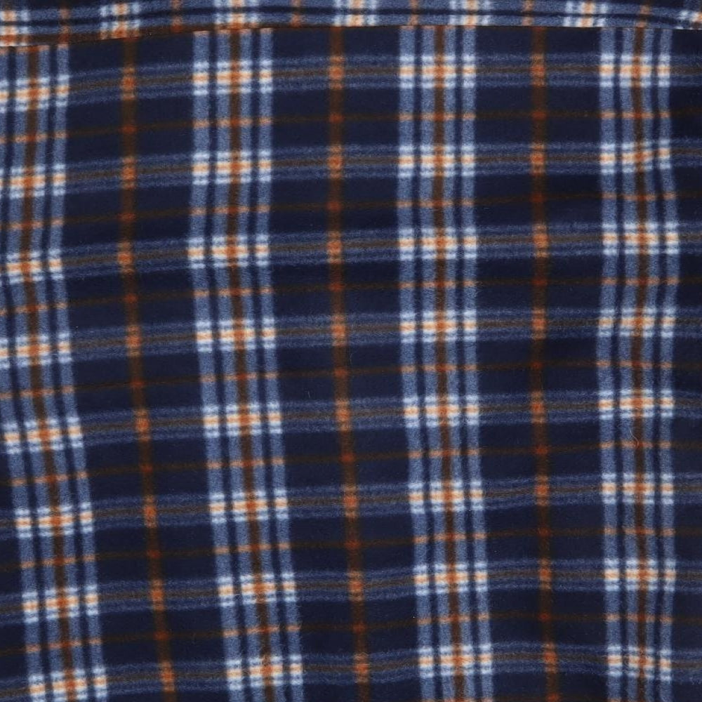 Hoang Mens Blue Plaid  Jacket  Size 2XL