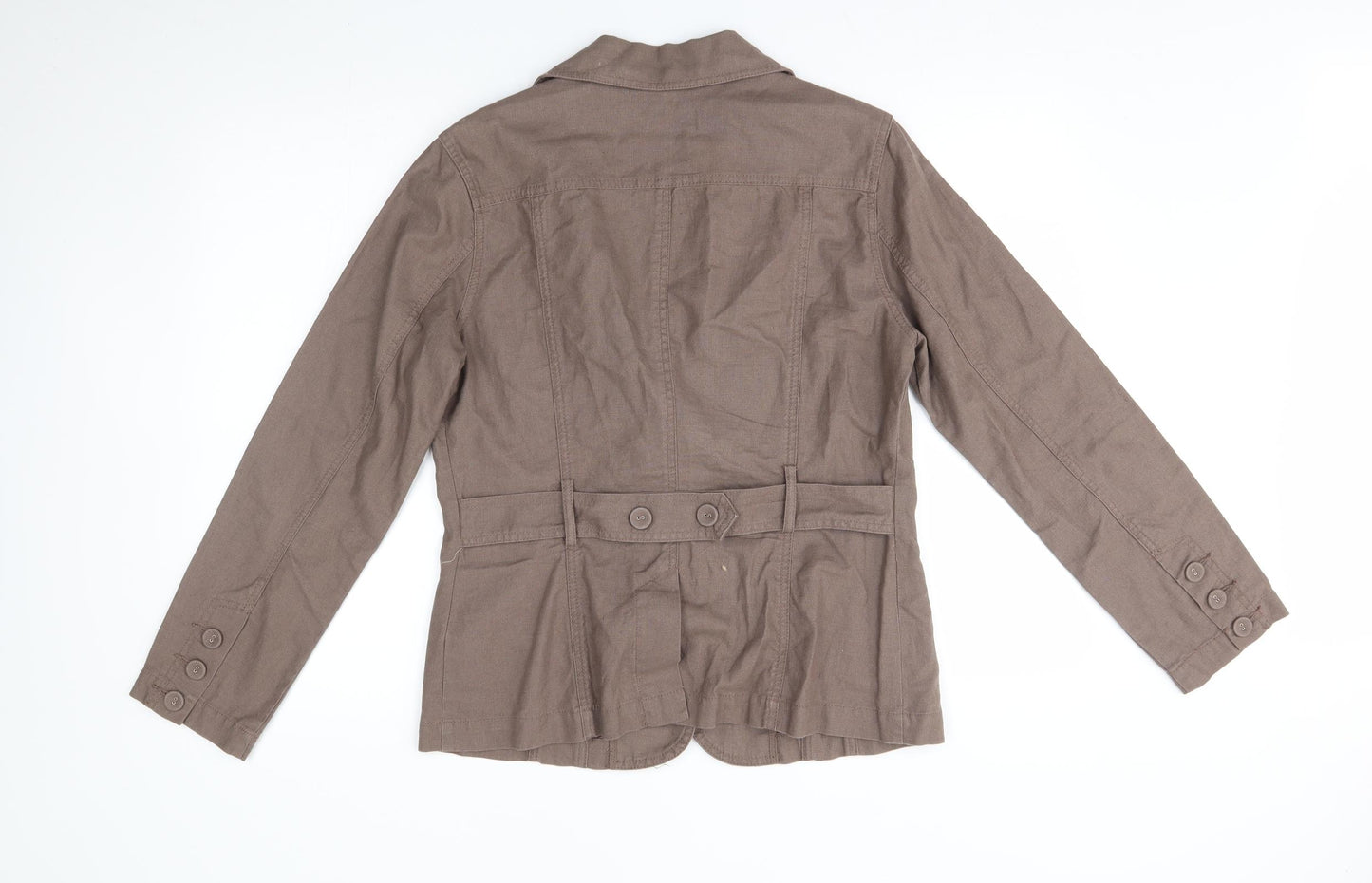 Rjr Womens Brown   Jacket Blazer Size 14