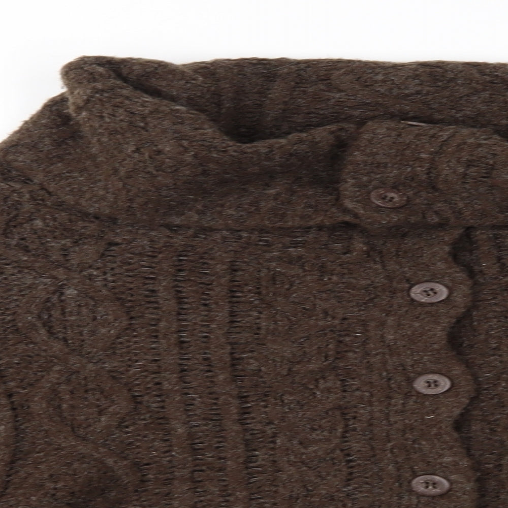 Minuet Womens Brown   Cardigan Jumper Size 10