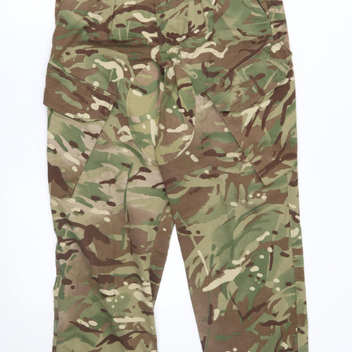 Preworn Mens Green Camouflage  Cargo Trousers Size 32 L28 in - cadet trousers