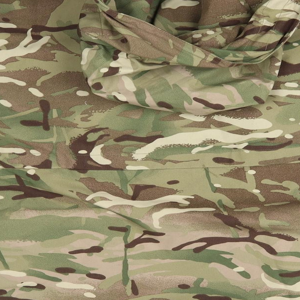 Preworn Mens Green Camouflage  Jacket Coat Size M  - cadet coat