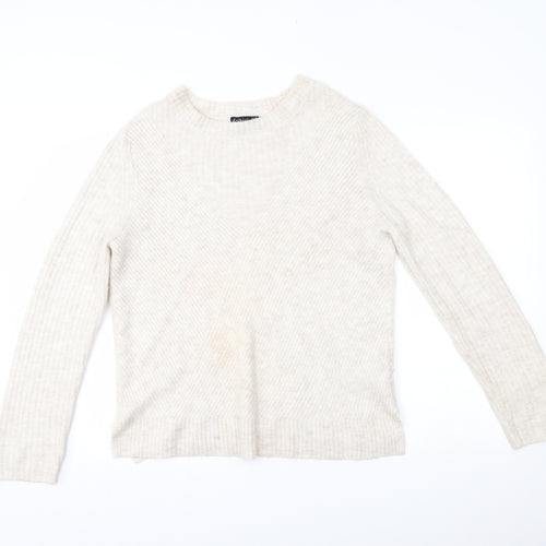 F&F Womens Beige   Pullover Jumper Size 14