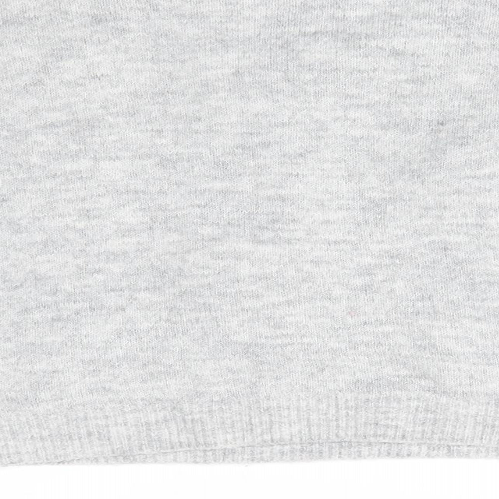 George Girls Grey   Pullover Jumper Size 6-7 Years  - heart pattern