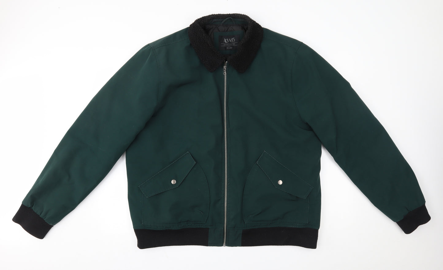 Matalan Womens Green   Bomber Jacket Coat Size 2XL