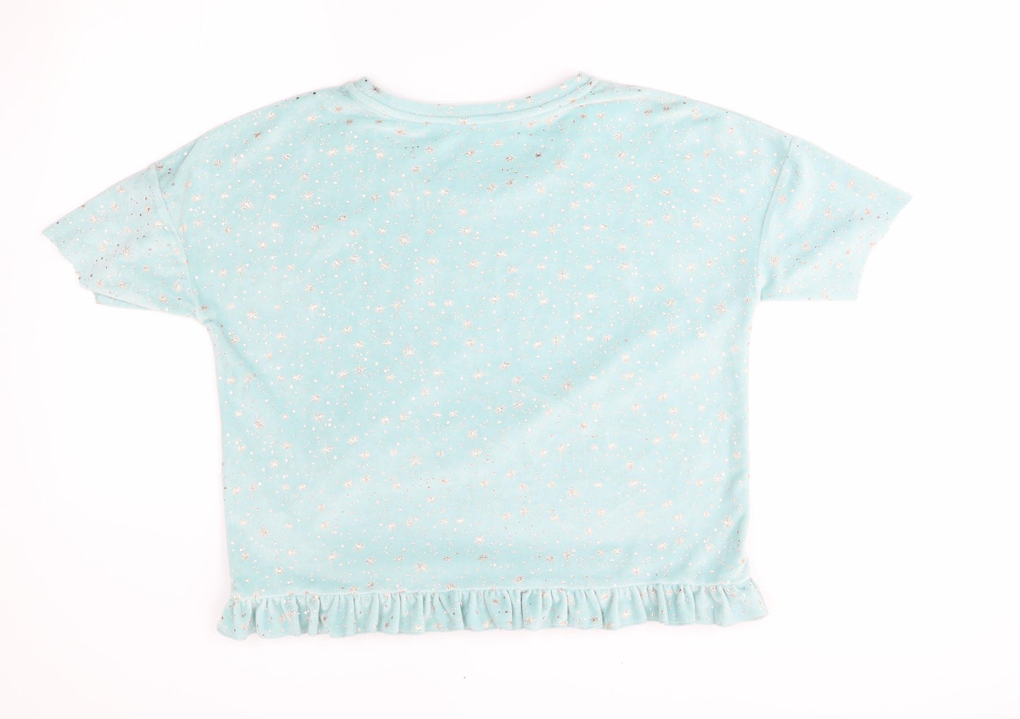 F&F Womens Blue   Pullover Jumper Size 12  - loungewear, shiny stars