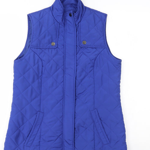 DASH Womens Blue   Gilet Coat Size 10