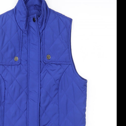 DASH Womens Blue   Gilet Coat Size 10