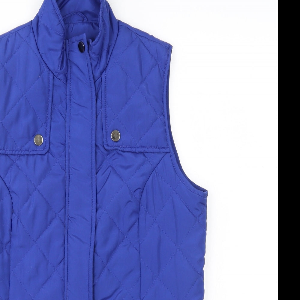 DASH Womens Blue   Gilet Coat Size 10