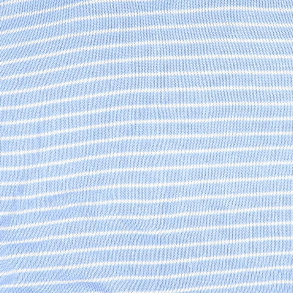 Damart Womens Blue Striped  Pullover Jumper Size 22