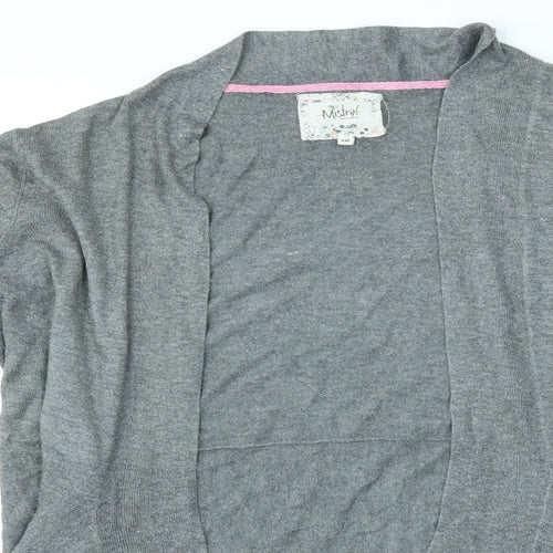 MISTRAF Womens Grey   Cardigan Jumper Size 16