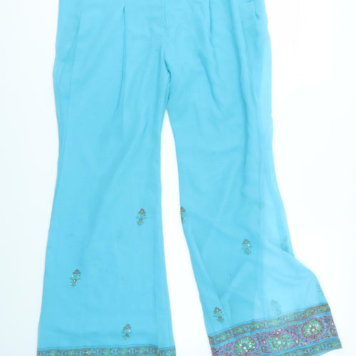Preworn Womens Blue   Trousers  Size M L27 in
