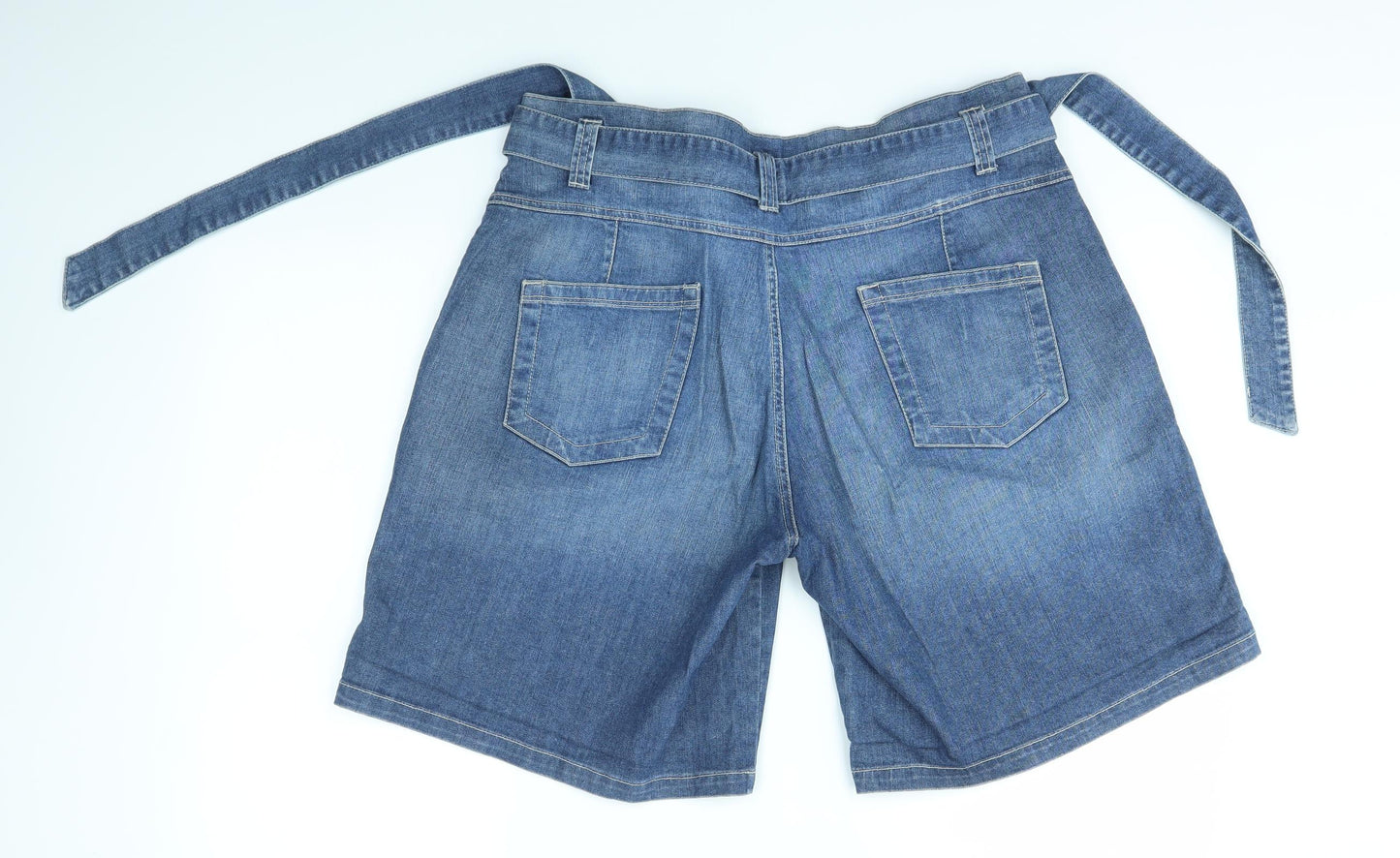 New Look Womens Blue   Boyfriend Shorts Size 16