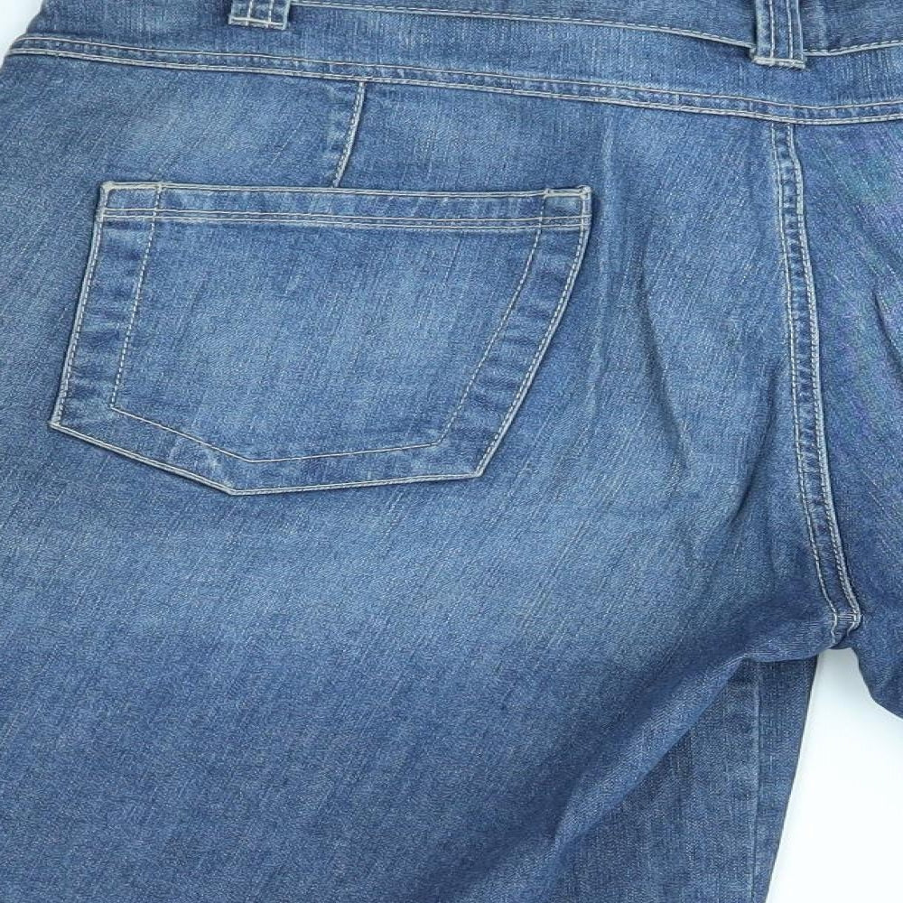 New Look Womens Blue   Boyfriend Shorts Size 16