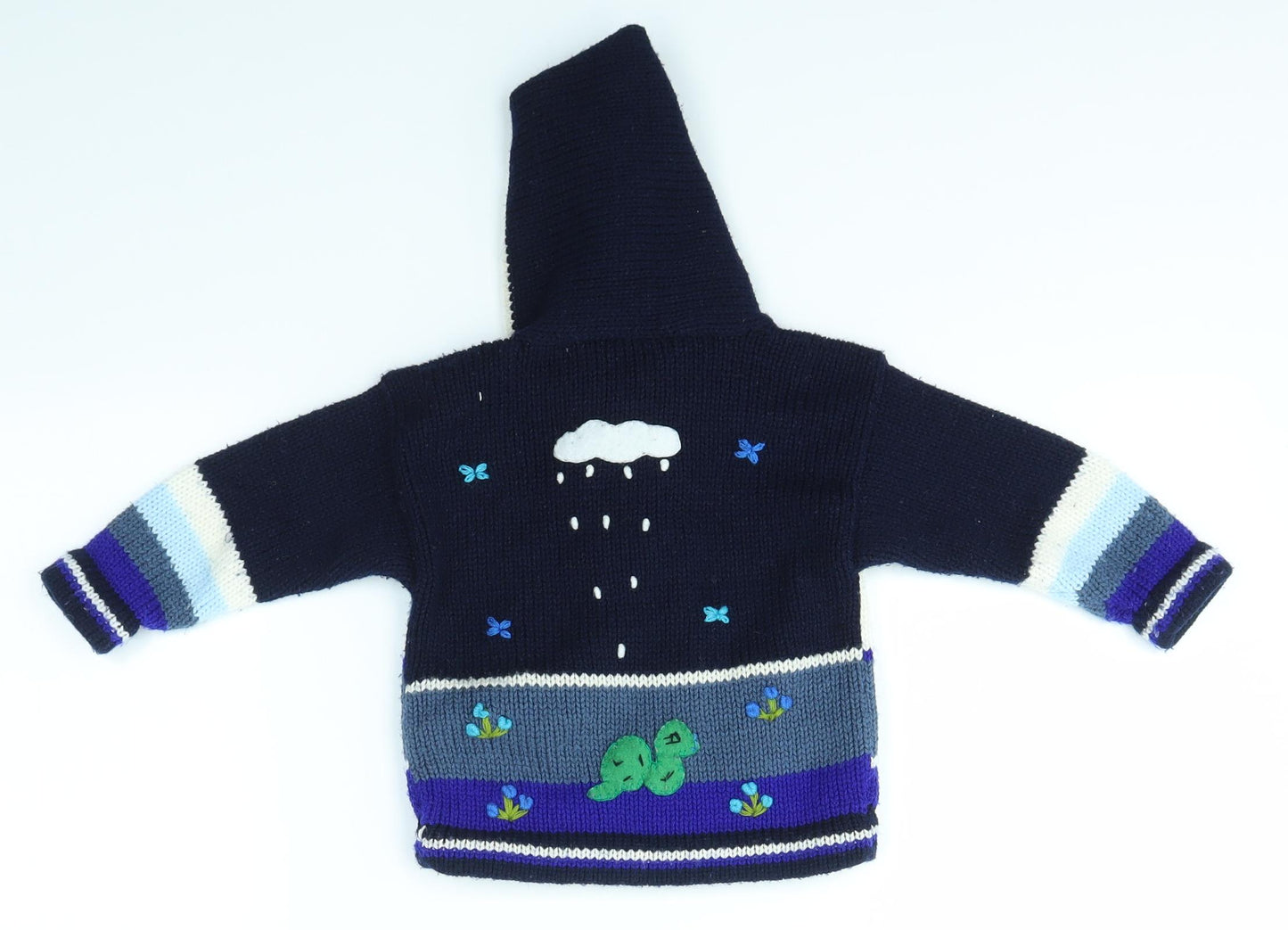 Preworn Baby Multicoloured   Full Zip Jumper Size 0-3 Months