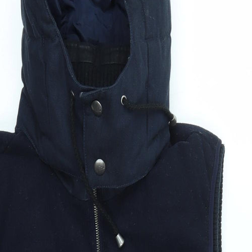 Hilfiger Denim Mens Blue   Gilet Coat Size S