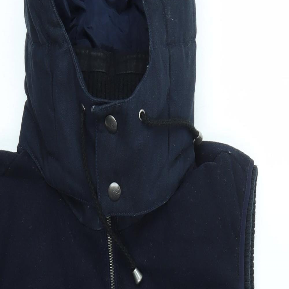 Hilfiger Denim Mens Blue   Gilet Coat Size S