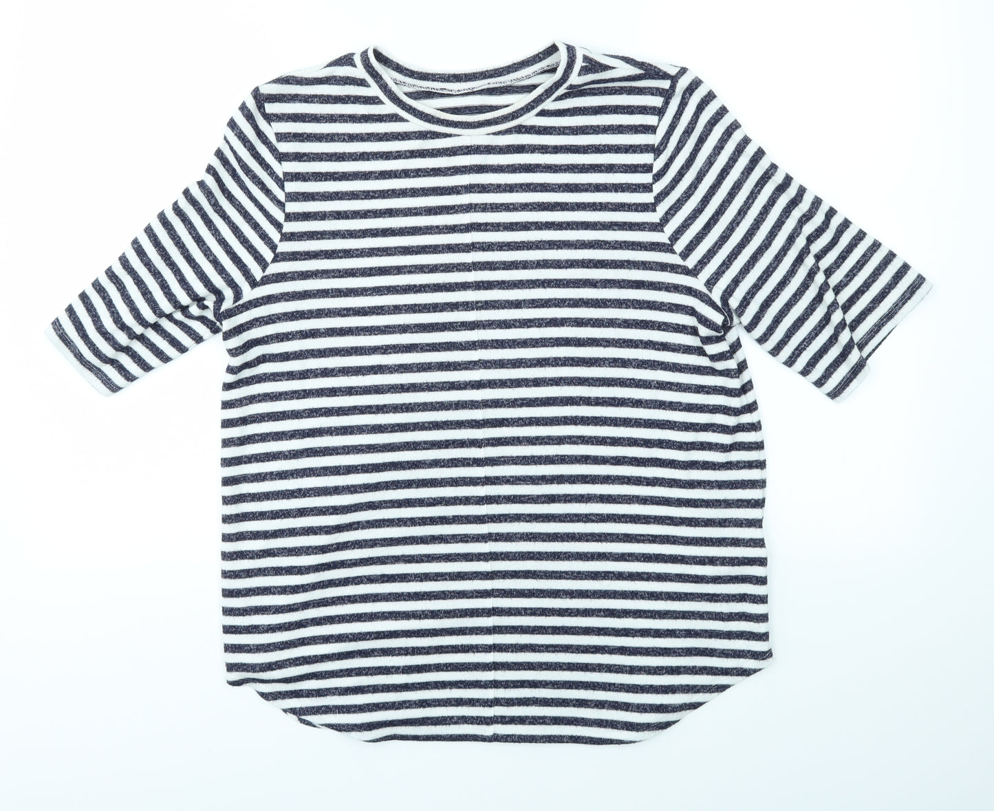 M&S Womens Multicoloured Striped  Pullover Jumper Size 12