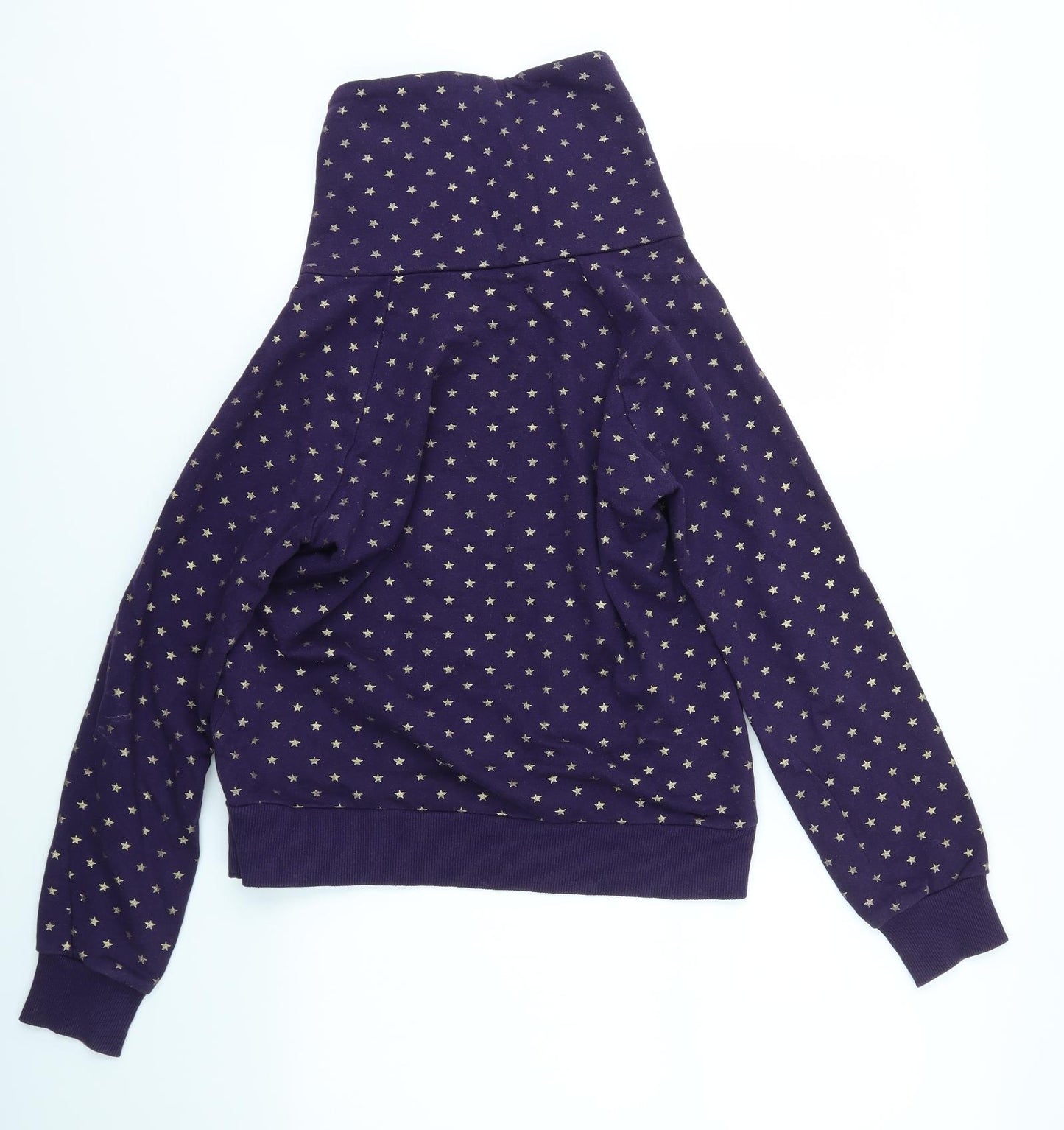 H&M Womens Purple   Pullover Jumper Size 14  - STARS