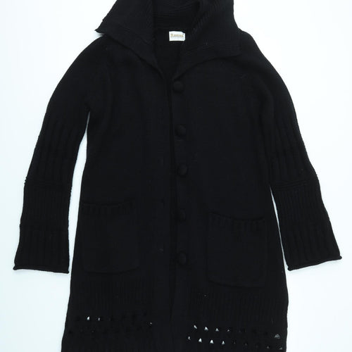 Roman Originals Womens Black   Cardigan Jumper Size M