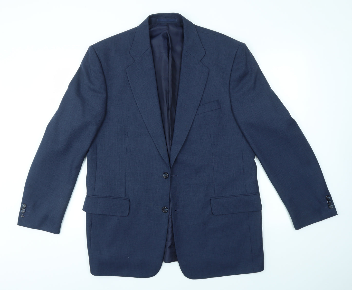 SIMON TAYLOR Mens Blue    Suit Jacket Size 42