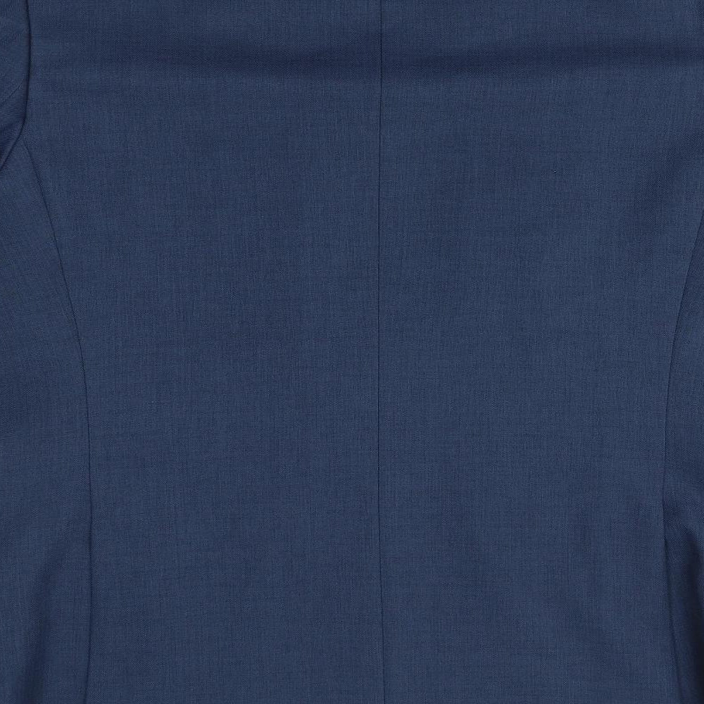 SIMON TAYLOR Mens Blue    Suit Jacket Size 42