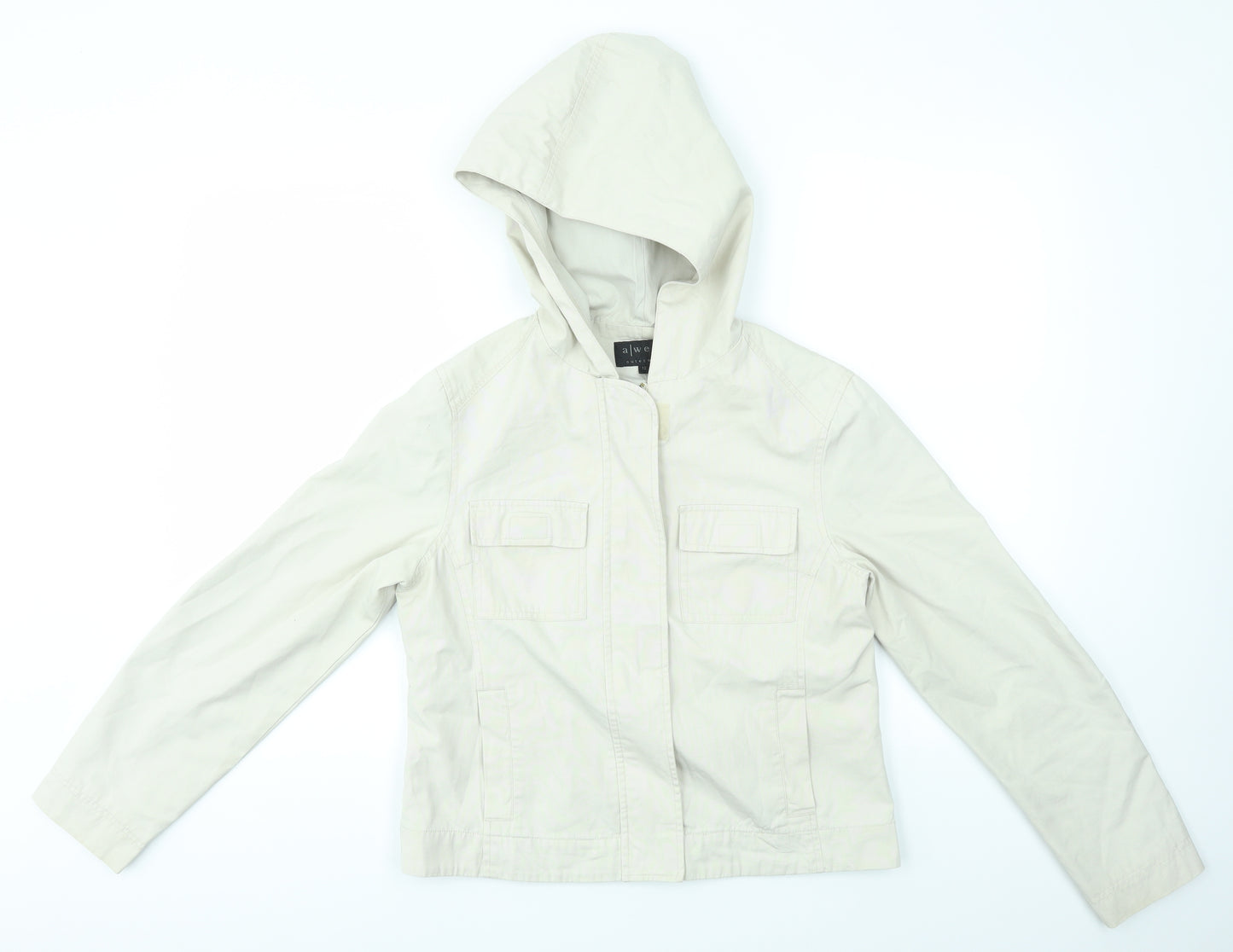 ALWEAR Womens Ivory   Jacket Coat Size 12