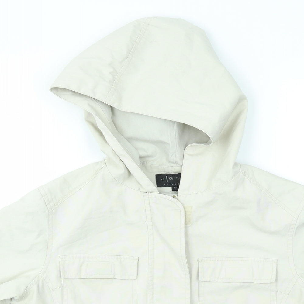 ALWEAR Womens Ivory   Jacket Coat Size 12