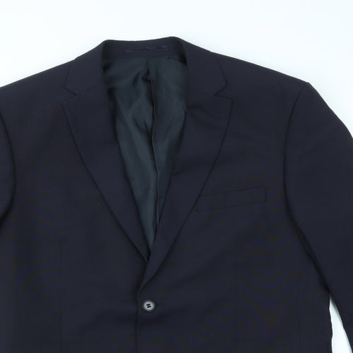 KARL JACKSON Mens Blue    Suit Jacket Size 42