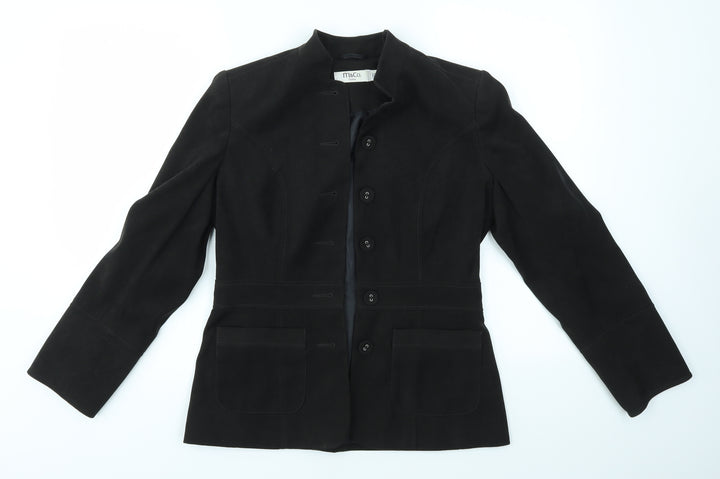 M&Co Womens Black Jacket Coat Size 10