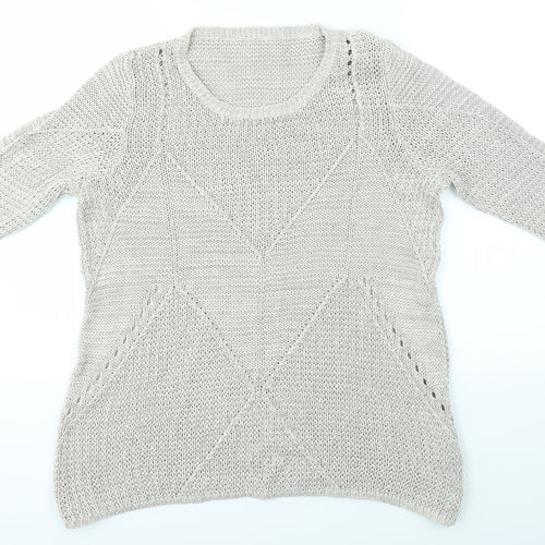 Autograph Womens Grey   Pullover Jumper Size 16