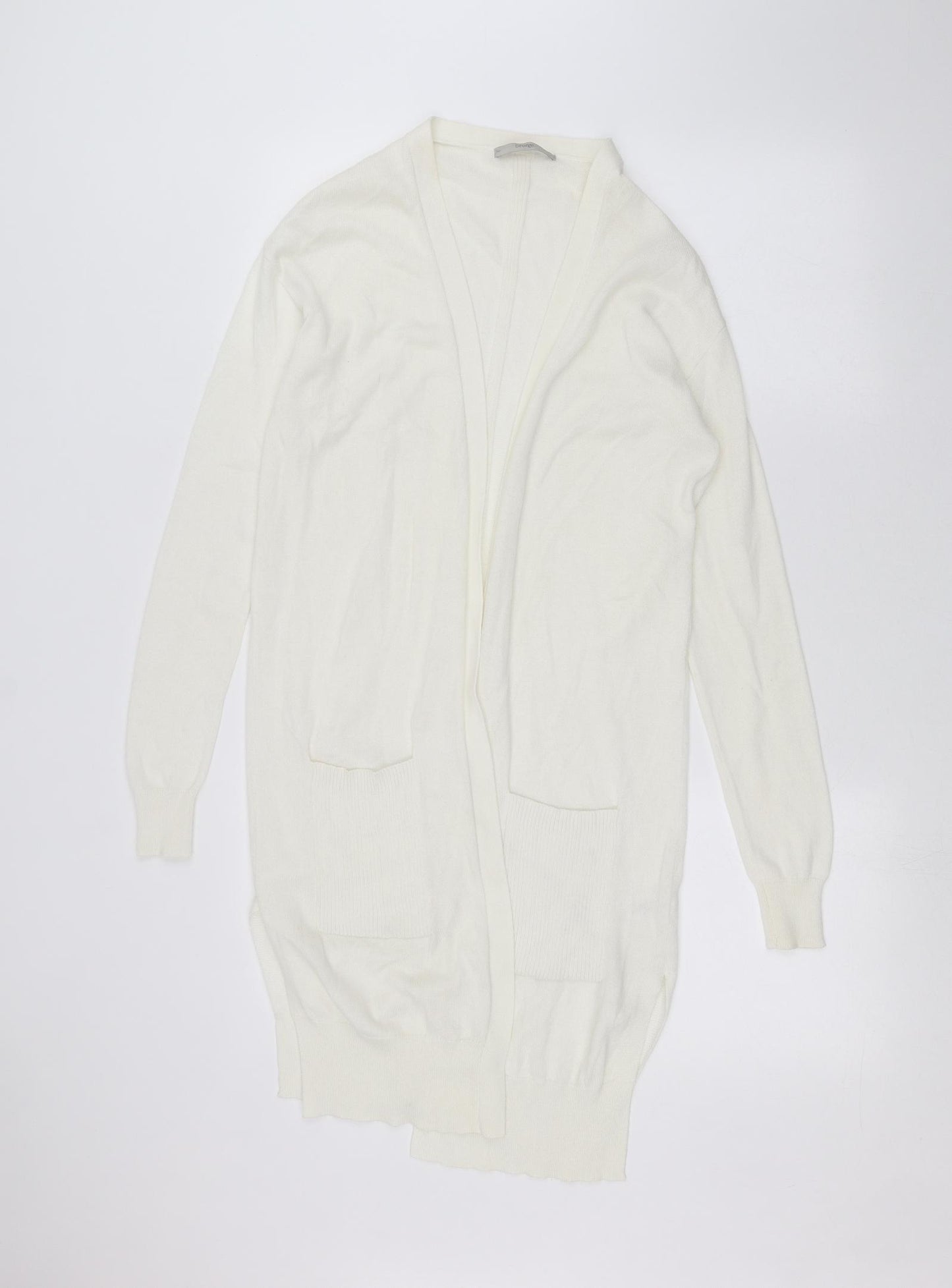 George Womens White   Cardigan Jumper Size 8