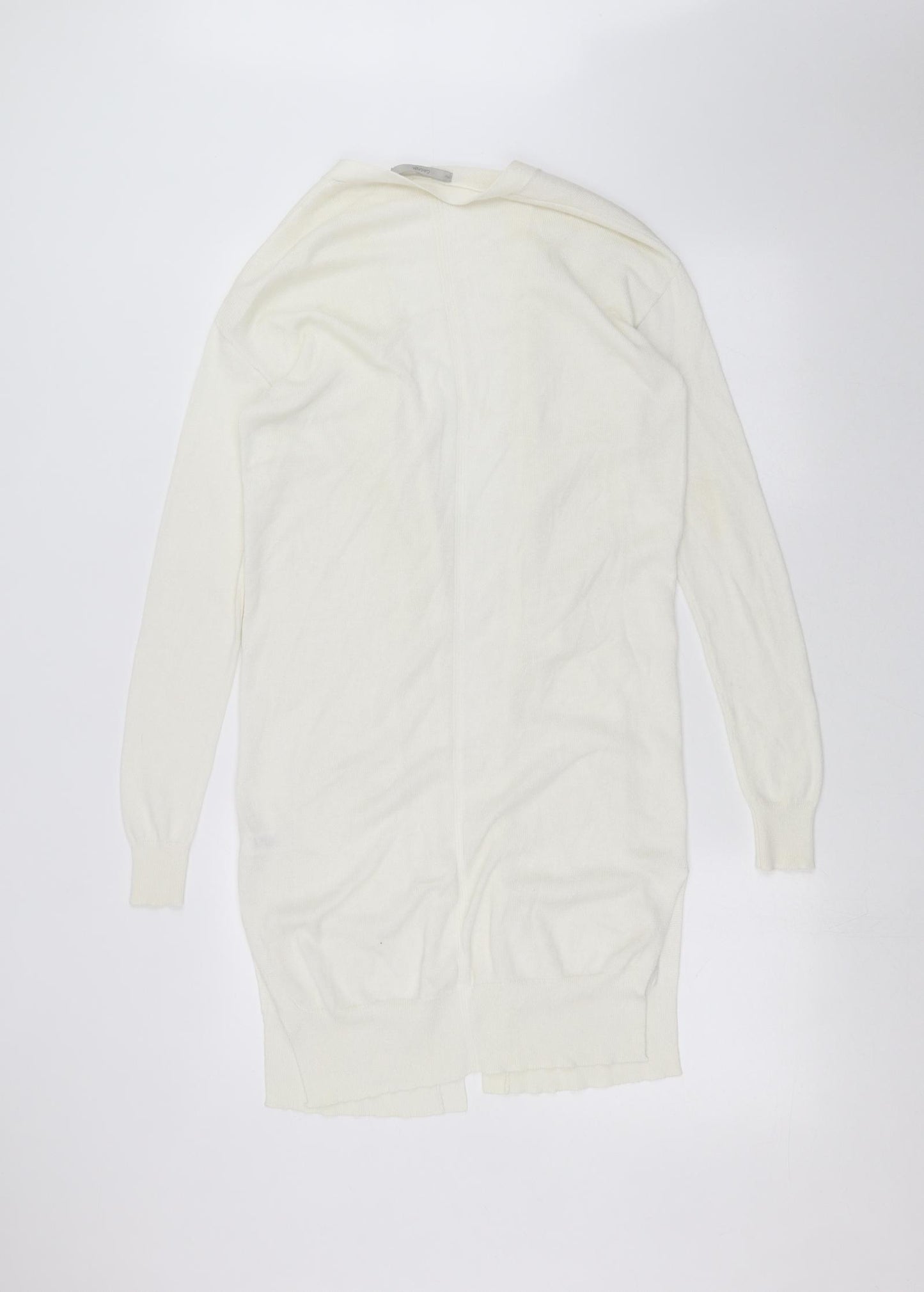 George Womens White   Cardigan Jumper Size 8