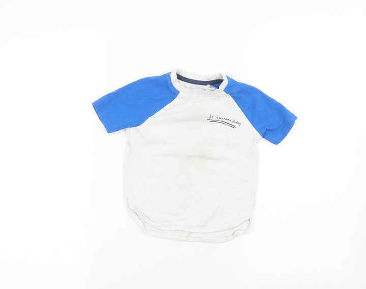 George Baby White   Basic T-Shirt Size 18-24 Months