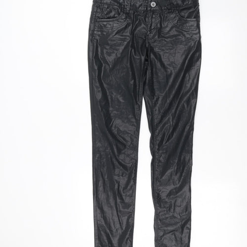 NEXT Womens Black   Trousers  Size 10 L29 in