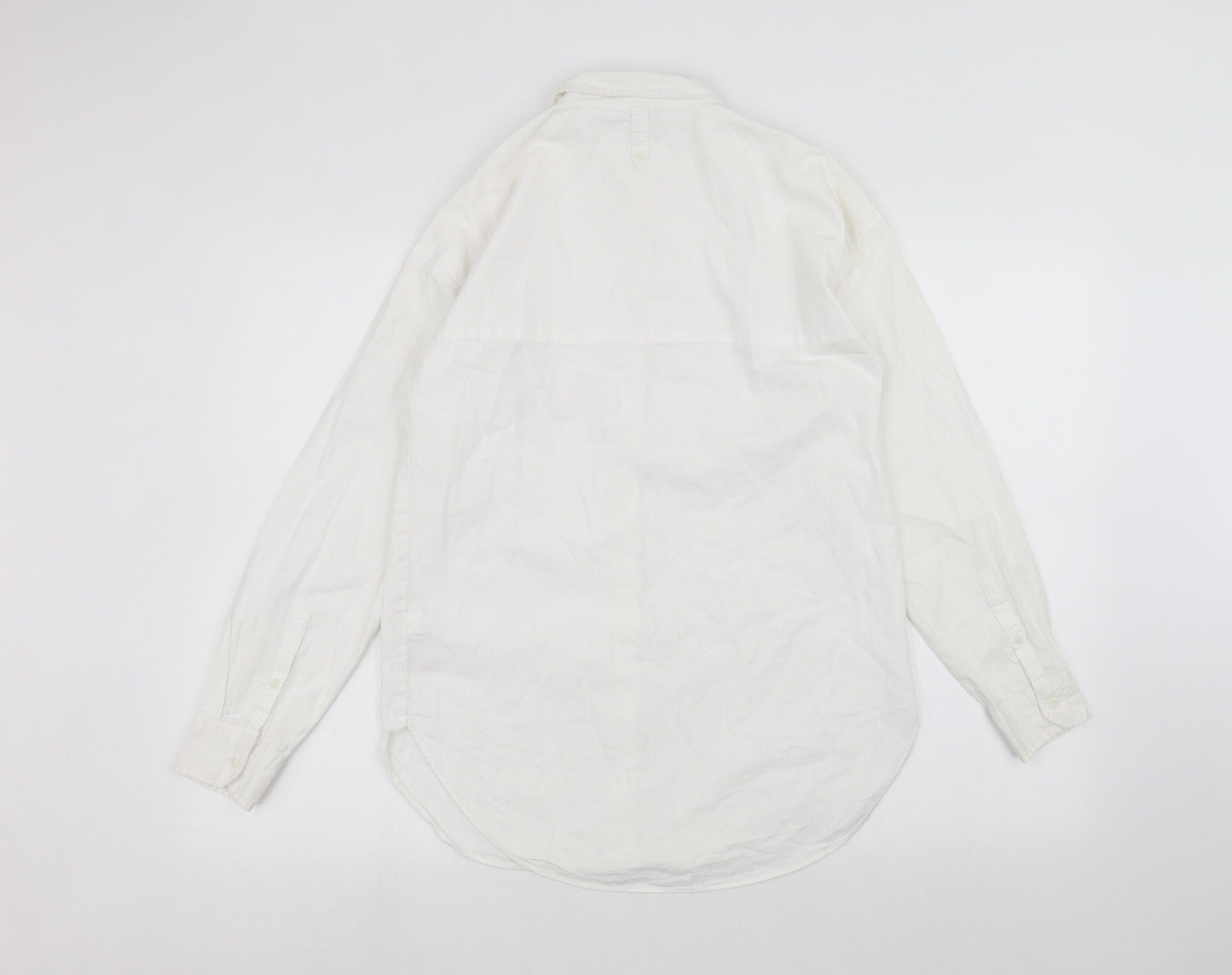 NEXT Womens White   Basic Button-Up Size 6