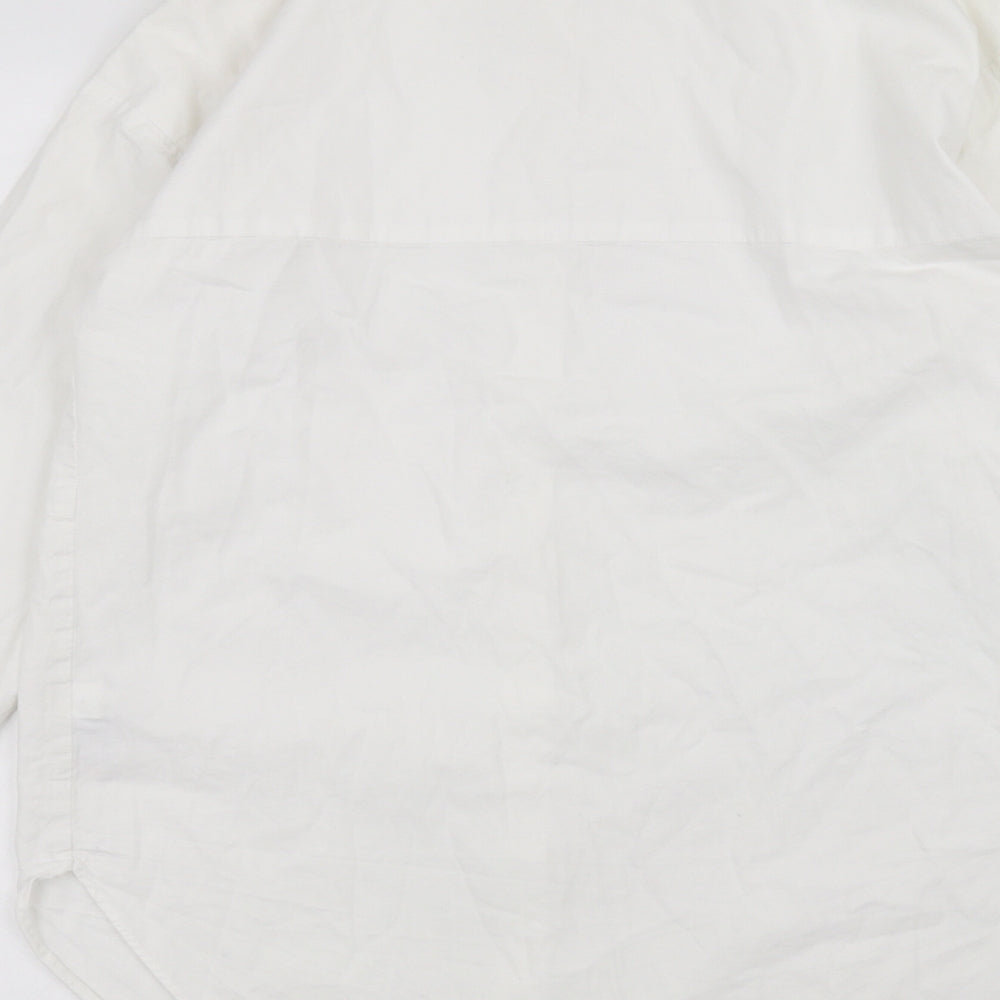 NEXT Womens White   Basic Button-Up Size 6