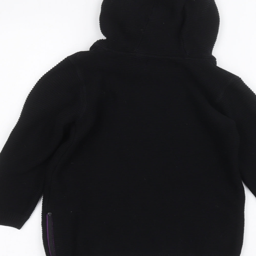 NEXT Girls Black   Pullover Hoodie Size 5 Years